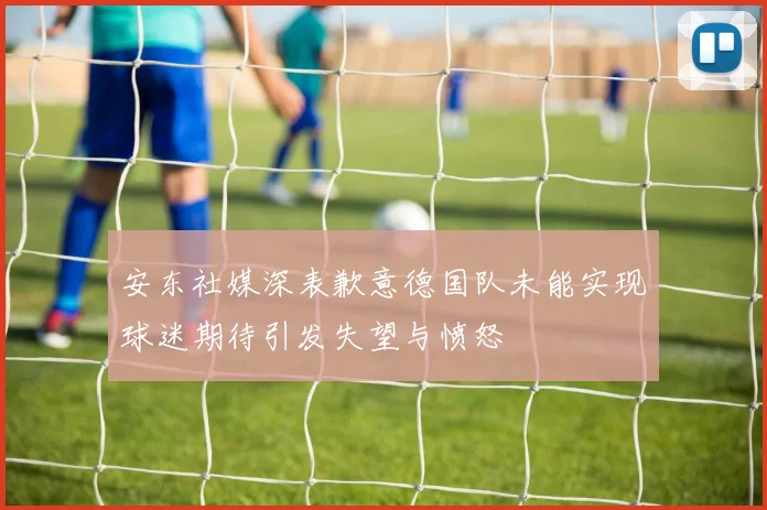 安东社媒深表歉意德国队未能实现球迷期待引发失望与愤怒